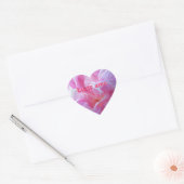 Pink Peony Heart Stickers (Umschlag)