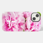 Pink Peony iPhone Hülle (Rückseite (Horizontal))