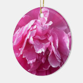 Pink Peony Keramik Ornament (Links)