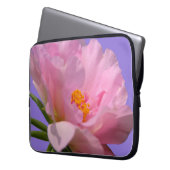 Pink Peony Laptopschutzhülle (Vorderseite Links)