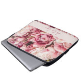 Pink Peony Laptopschutzhülle (Vorne Knopf)