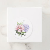 Pink Peony Lila Hydrangea Stems Wedding Geschenkanhänger (Beispiel)