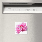 Pink Peony Magnet (In Situ (Geschirrspüler))