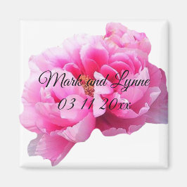 Pink Peony Magnet