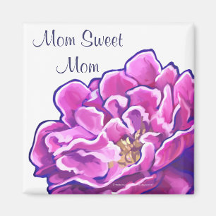 Pink Peony Mama Sweet Mama Magnet