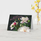 Pink Peony Mother's Day Card Karte (Gelbe Blume)