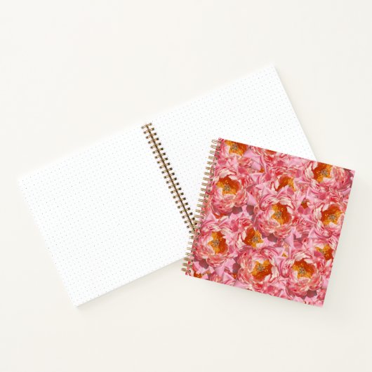 Pink Peony Notebook Notizblock (Innenseite)