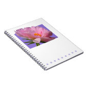 Pink Peony Notebook Notizblock (Rechte Seite)