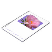 Pink Peony Notebook Notizblock (Linke Seite)