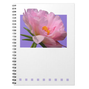 Pink Peony Notebook Notizblock