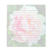 Pink Peony Notepad Notizblock (Vorderseite)