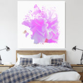 *~* Pink Peony Painting Art Butterfly AR3 Leinwanddruck (Insitu (Schlafzimmer))