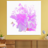 *~* Pink Peony Painting Art Butterfly AR3 Leinwanddruck (Insitu (Wohnzimmer))