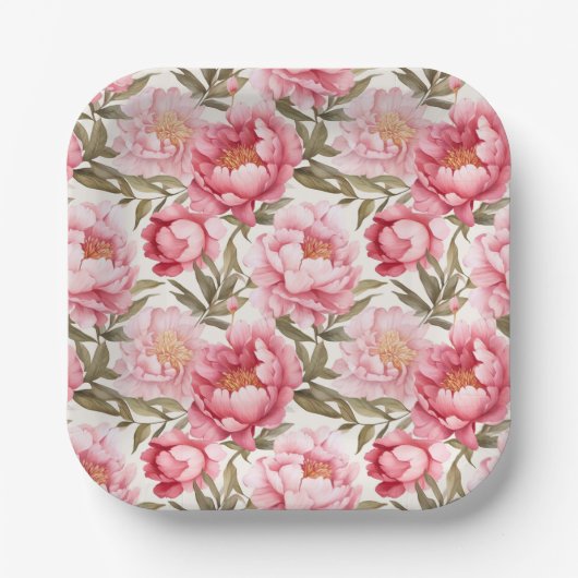 Pink Peony Paper Teller (Vorderseite)