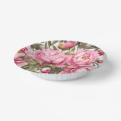 Pink Peony  Pappteller (Gewinkelt)