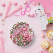 Pink Peony  Pappteller (Party)