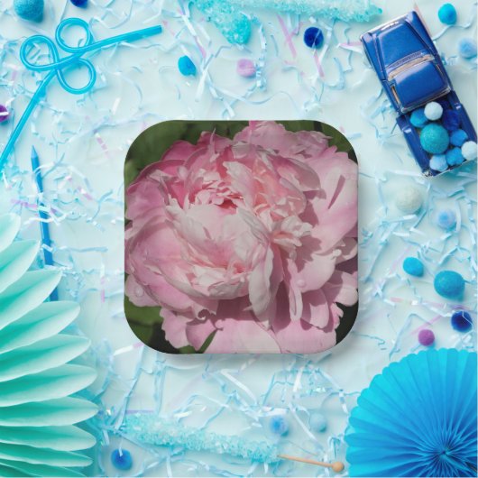 Pink Peony Pappteller (Party)
