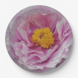 Pink Peony Pappteller