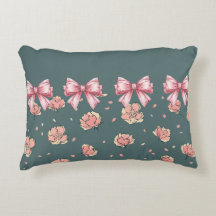 Pink Peony Pattern and Bow