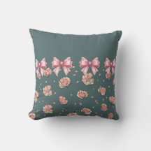 Pink Peony Pattern and Bow