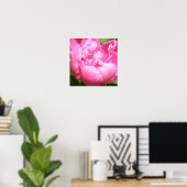 Pink Peony Poster (Heimbüro)