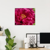 Pink Peony Poster Print (Heimbüro)