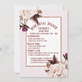 Pink Peony Probe Einladung