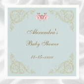 Pink Peony Rokoko Vintage Blume Kinderdusche Serviette