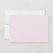 Pink Peony RSVP Cards (Rückseite)