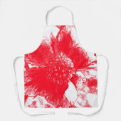 Pink Peony Schürze (Vorderseite)