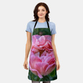 Pink Peony Schürze (Getragen)