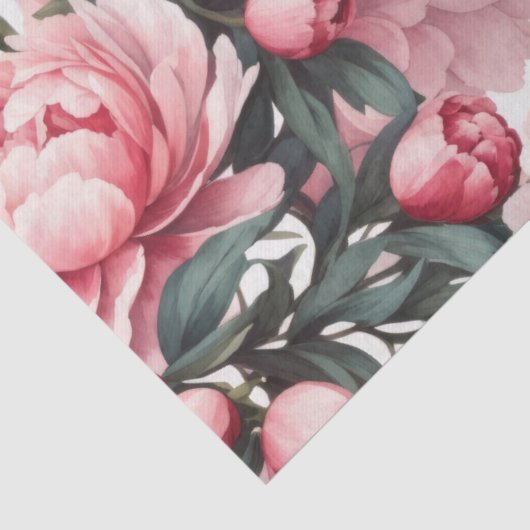 Pink Peony  Seidenpapier (Detail)