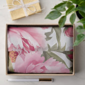 Pink Peony  Seidenpapier (Geschenk)