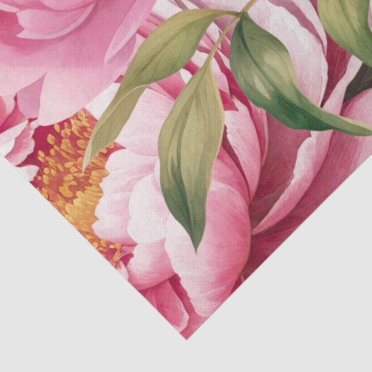 Pink Peony  Seidenpapier (Detail)