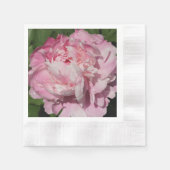 Pink Peony Serviette (Vorderseite)