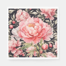 Pink Peony  Serviette