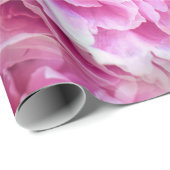 Pink Peony Summer Floral Bouquet Geschenkpapier (Rolleneckpunkt)