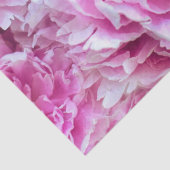 Pink Peony Summer Floral Bouquet Seidenpapier (Detail)