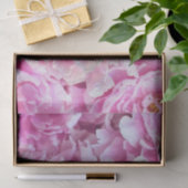 Pink Peony Summer Floral Bouquet Seidenpapier (Geschenk)