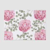 Pink Peony Tissue Paper Seidenpapier (Vorderseite)