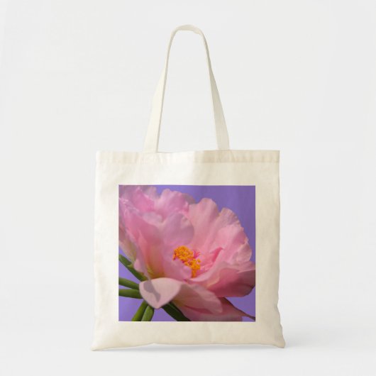 Pink Peony Tragetasche (Vorne)