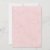 Pink Peony Vintag Truck Wedding Couples Dusche Einladung (Rückseite)