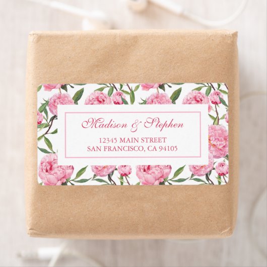 Pink Peony Watercolor Blume - Hochzeit (Insitu)