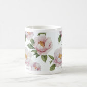 Pink Peony Watercolor Tasse (Mittel)