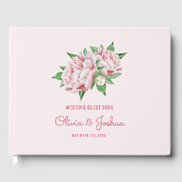 Pink Peony Wedding Gästebuch