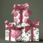Pink Peony Wrapping Paper Sheets Geschenkpapier Set<br><div class="desc">Feiern Sie jeden besondere Anlass mit diesem wunderschönen pinkfarbenen Set aus Papppapier!</div>