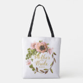 Pink Peony Wreath Mutter der Bride ID456 Tasche (Rückseite)