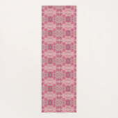 Pink Peonys Floral Monogram Yogmata Yogamatte (Rückseite)