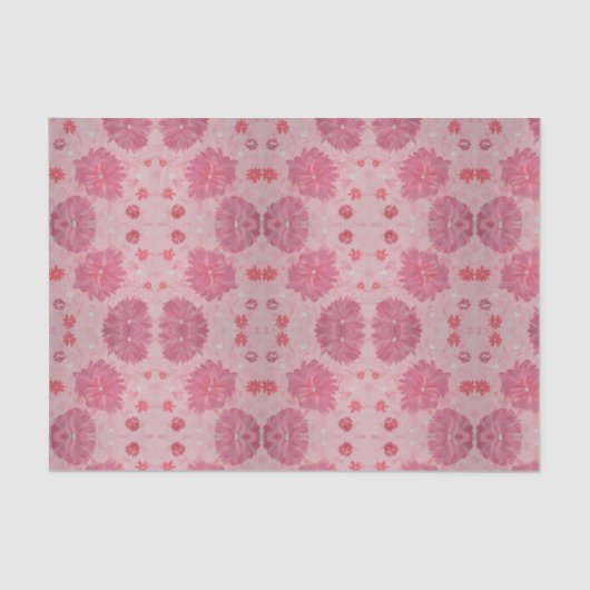 Pink Peonys Tissue Paper Seidenpapier (Vorderseite)