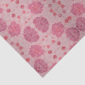 Pink Peonys Tissue Paper Seidenpapier (Ausschnitt)